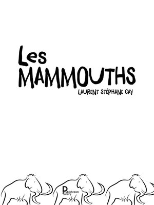 cover image of Les mammouths